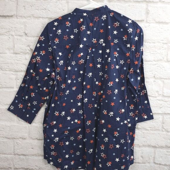 Scandia Woods women's Patriotic Blouse - Picture 2 of 6